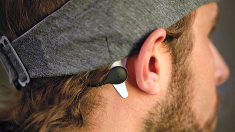 Illustration for article titled Philips' New Headband Promises Better Sleep by Whispering in Your Ear All Night Long